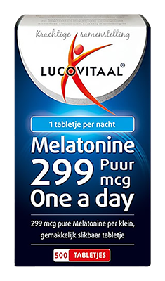 Lucovitaal Melatonine puur 0.299mg 500tabl PL472/243