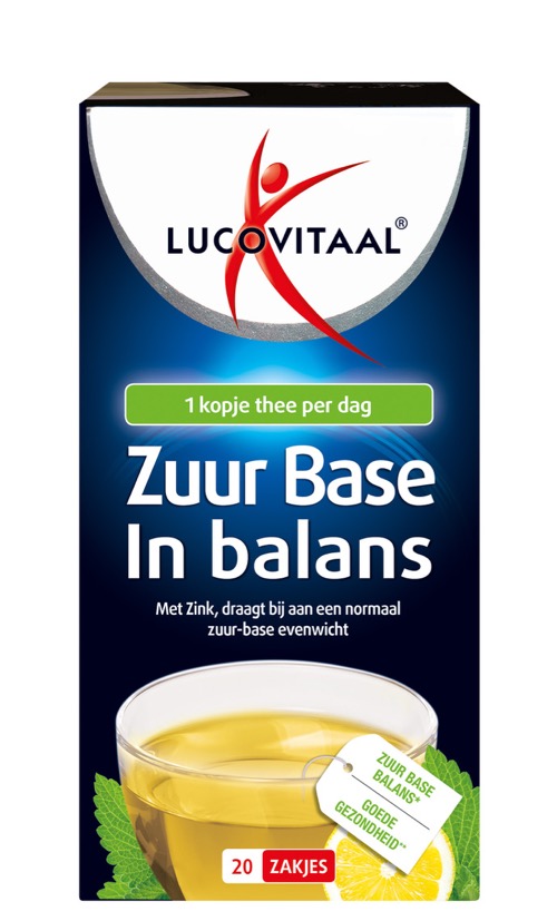 Lucovitaal Zuur base thee 20 builtjes PL472/209