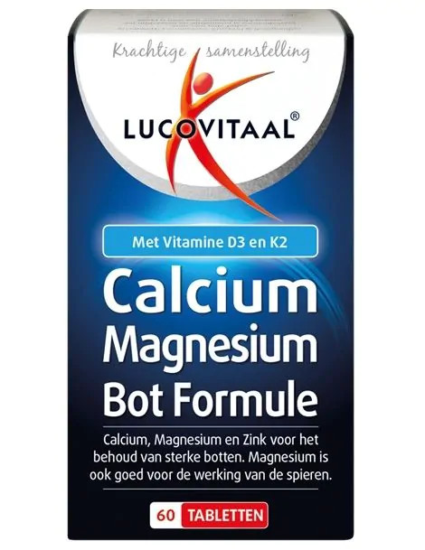 Lucovitaal Calcium Magnesium Bot Formule 60 tabletten
