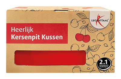 Lucovitaal Kersenpit Kussen Vierkant