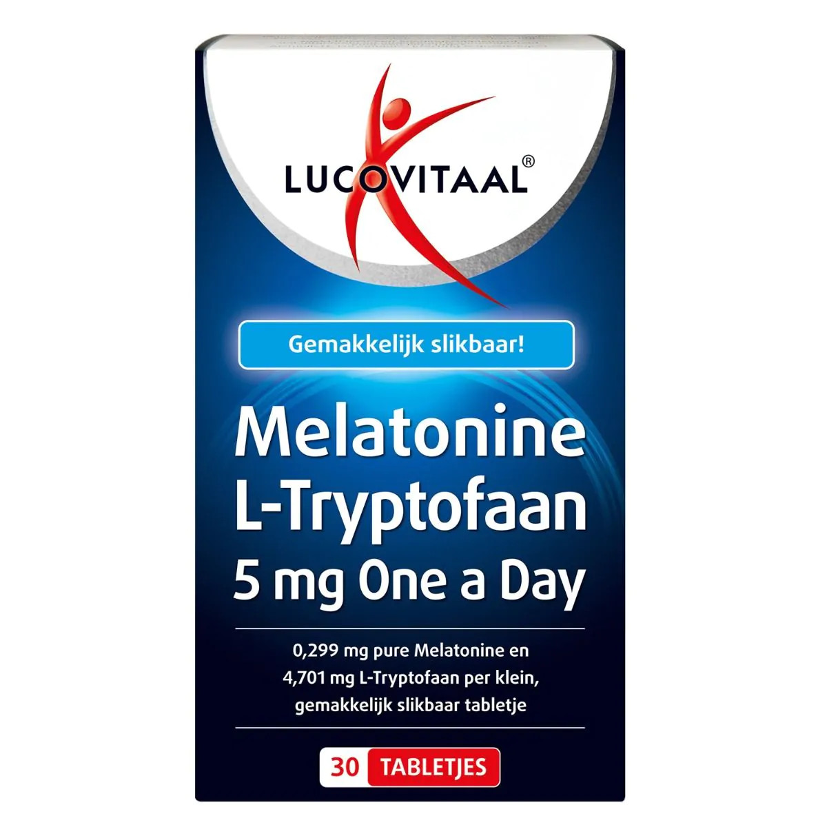 Lucovitaal Melatonine L-Tryptofaan 5mg 30 tabletten