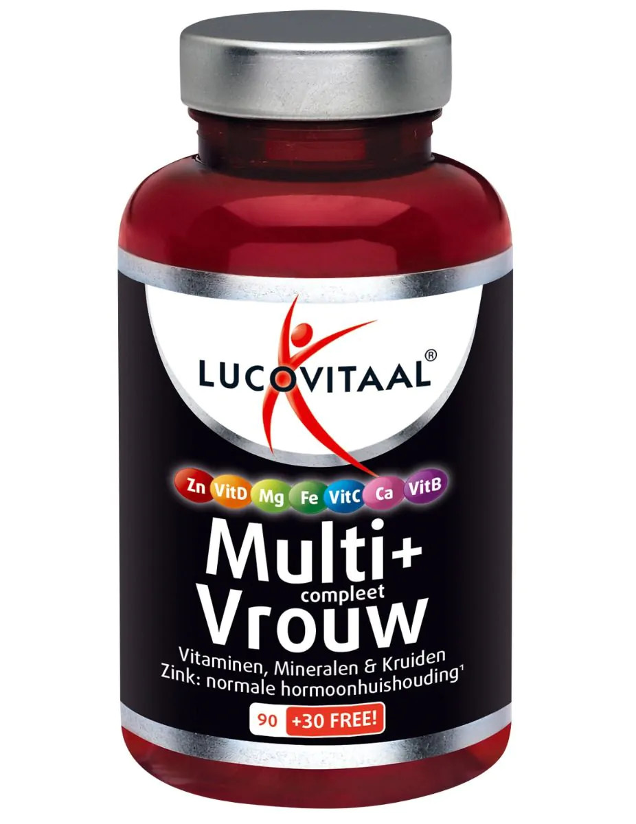 Lucovitaal Multivitamine Vrouw 120 tabletten