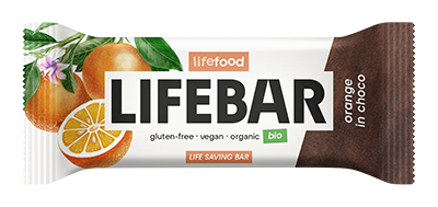 Lifefood Lifebar InChoco sinaas bio & raw 40g