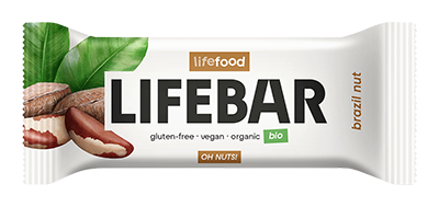 Lifefood Lifebar brazil glutenvrij bio & raw 40g