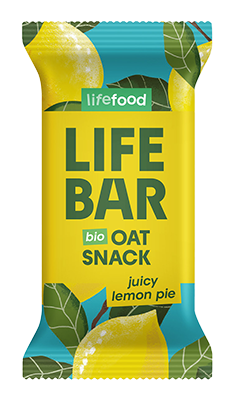 Lifefood Lifebar Oat snack juicy lemon pie bio & raw 40g