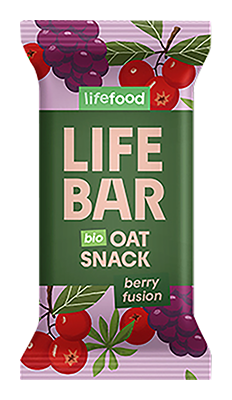 Lifefood Lifebar Oat snack berry fusion bio & raw 40g