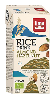 Lima Rice drink hazelnoot-amandel bio 200ml