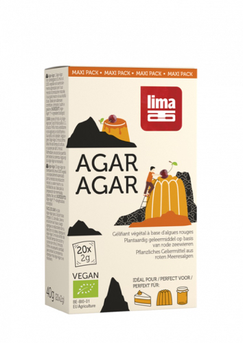 Lima Agar agar poeder maxi pack bio 20x2g
