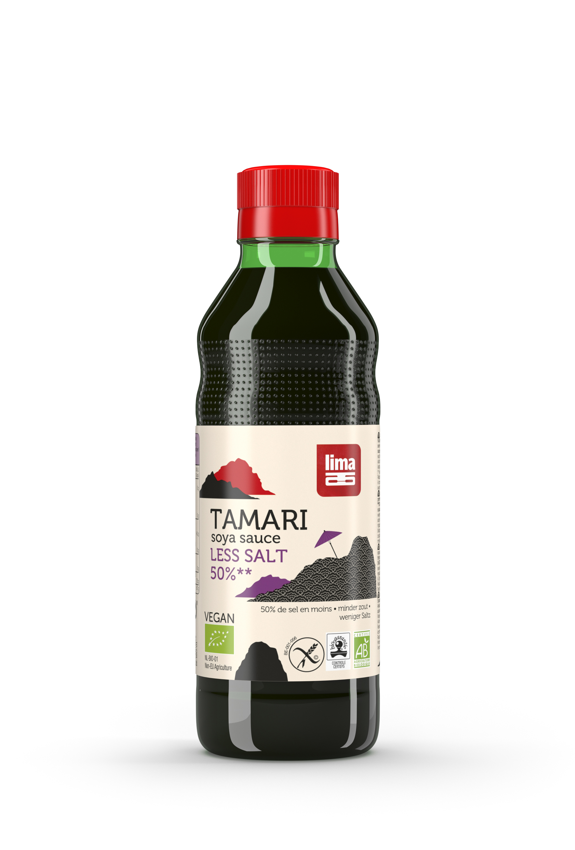 Lima Tamari 50% minder zout glutenvrij bio 250ml