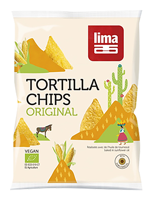 Lima Tortilla chips original bio 90g
