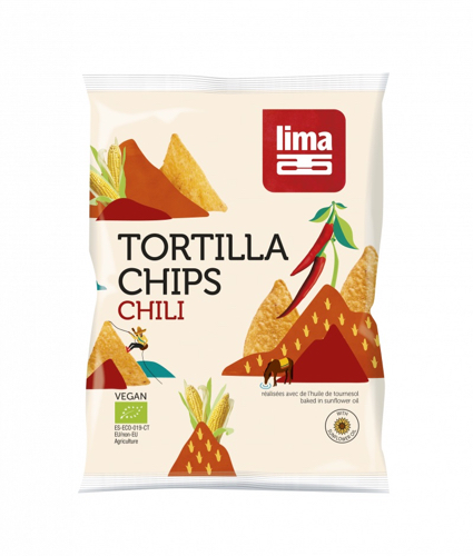 Lima Tortilla chips chili bio 90g