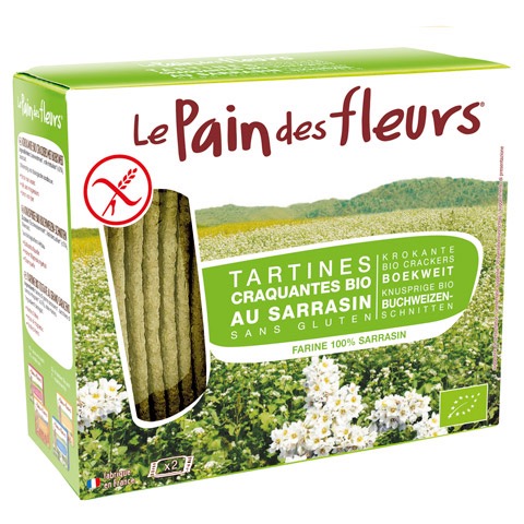 Le pain des fleurs Boekweit + zout z.gluten bio 150g