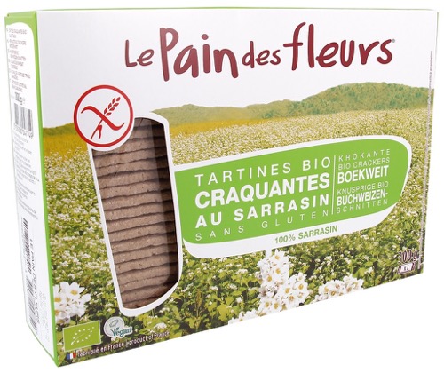 Le pain des fleurs Boekweit + zout z.gluten bio 300g