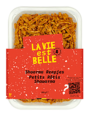 La vie est belle Shoarma reepjes bio 180g