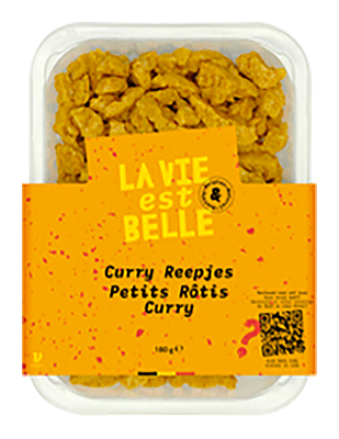 La vie est belle Curry reepjes bio 180g