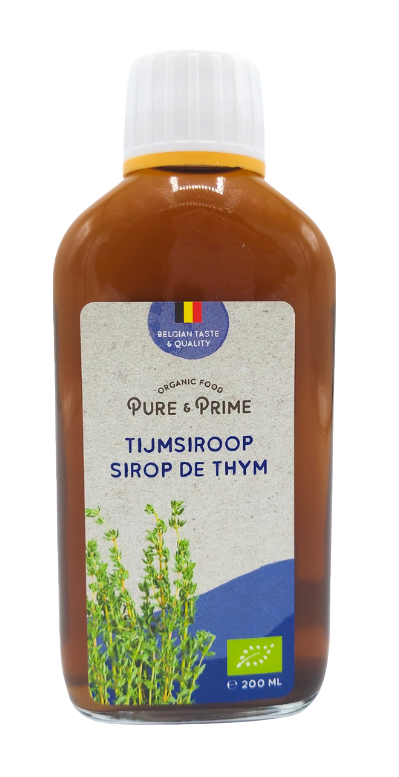 Pure & Prime Tijmsiroop bio 200ml