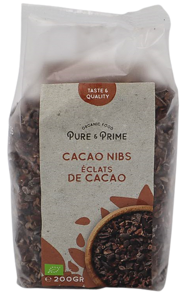 Pure & Prime Cacao nibs bio & raw 200g