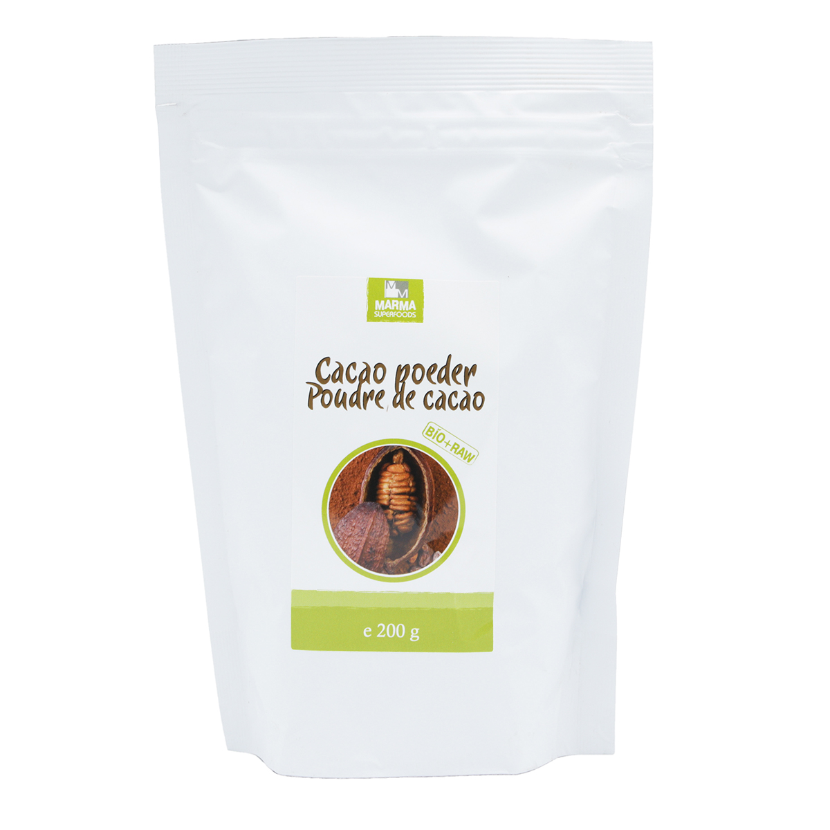Pure & Prime Cacao poeder bio & raw 200g
