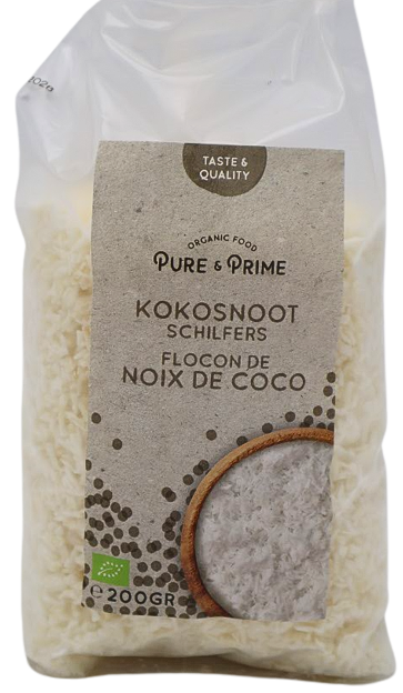 Pure & Prime Kokosnoot schilfers bio 200g