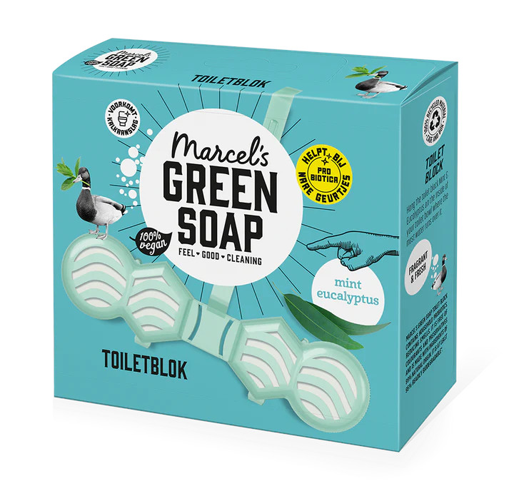 M.Green soap Toiletblok munt & eucalyptus 35g