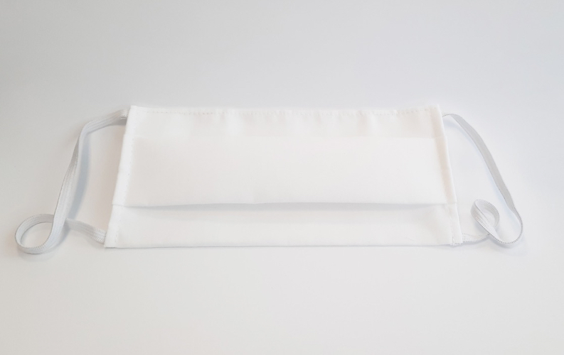 Mondmasker volwassenen 18cm x 8,5cm wasbaar 90° OEKO TEX stof