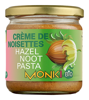 Monki Hazelnootpasta bio zz 330g