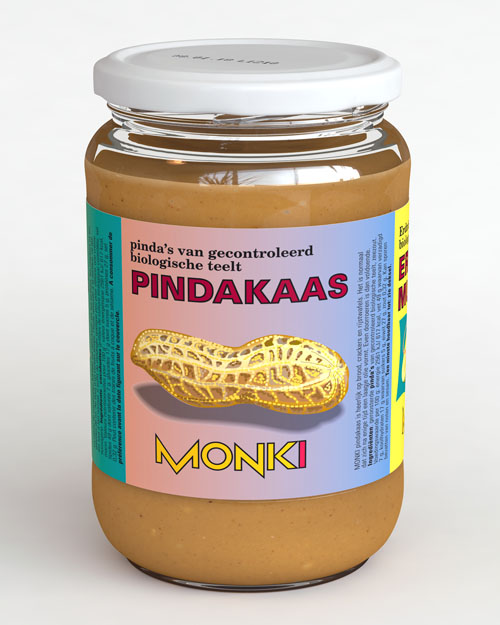 Monki Pindakaas bio mz 650g