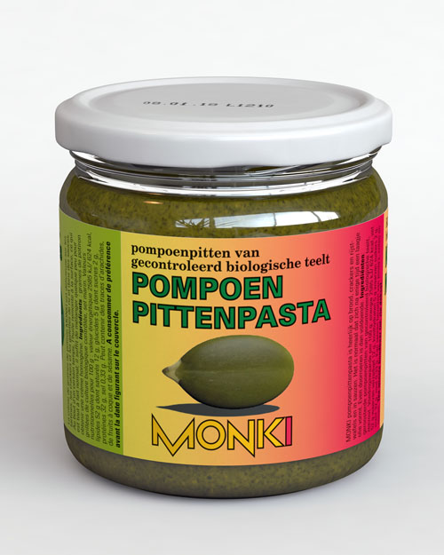 Monki Pompoenpittenpasta bio 330g