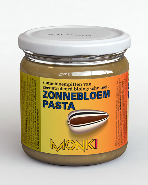Monki Zonnebloempasta mz bio 330g
