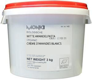 Monki Witte amandelpasta bio 3kg