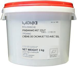 Monki Pindakaas met zout bio 3kg