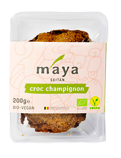 Maya Seitan croc champignon per 2 bio 200g
