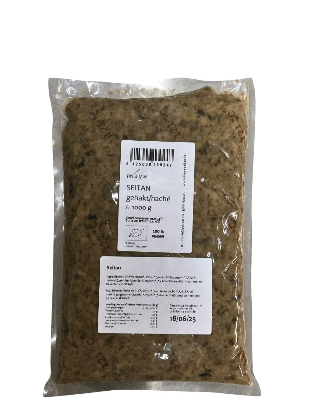 Maya Seitan gehakt natuur bio 1kg