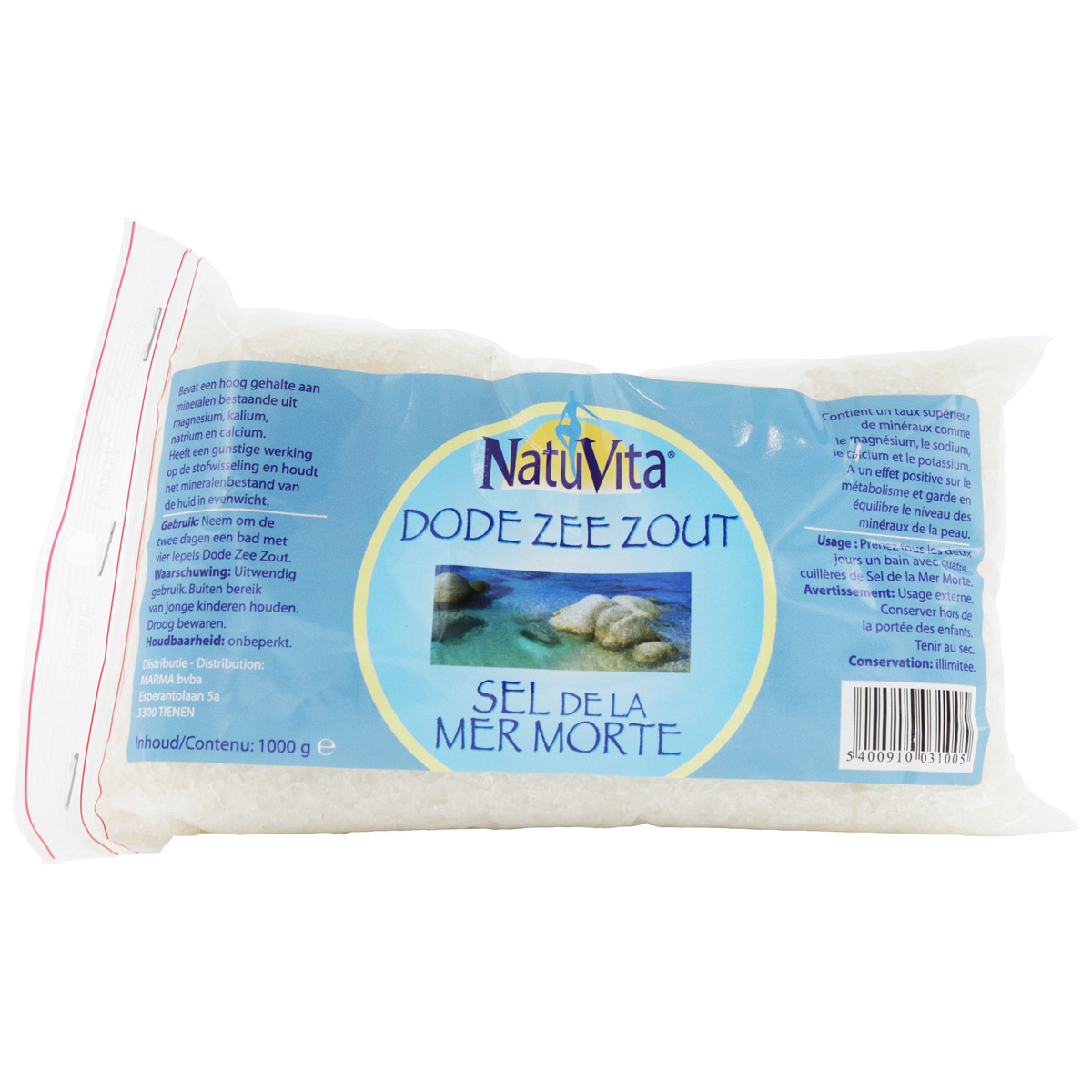 Natuvita Dode zeezout zak 1kg