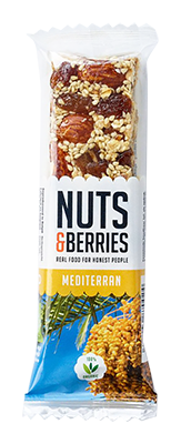 Nuts & berries Energy bar mediterran bio 40g