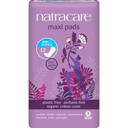 Natracare Maandverband maxi super 12st