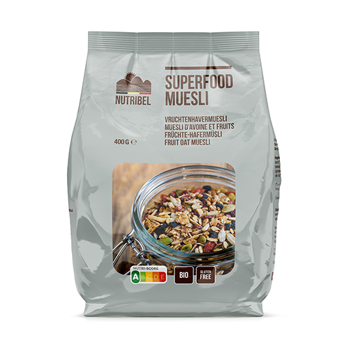 Nutribel Havermuesli superfoods bio & glutenvrij 400g