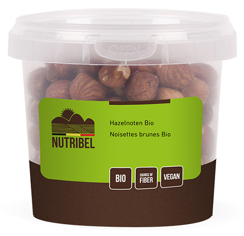 Nutribel Hazelnoten bruin bio 200g