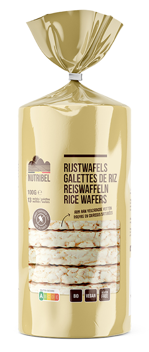 Nutribel Rijstwafels zz bio & glutenvrij 100g