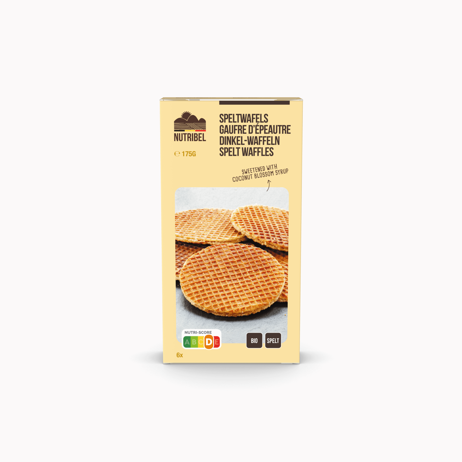 Nutribel Spelt wafels bio 175g