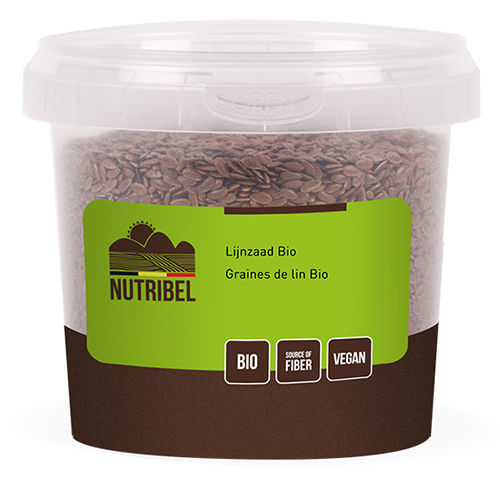 Nutribel Lijnzaad heel bio 200g