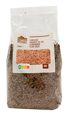 Nutribel Lijnzaad heel bio 500g
