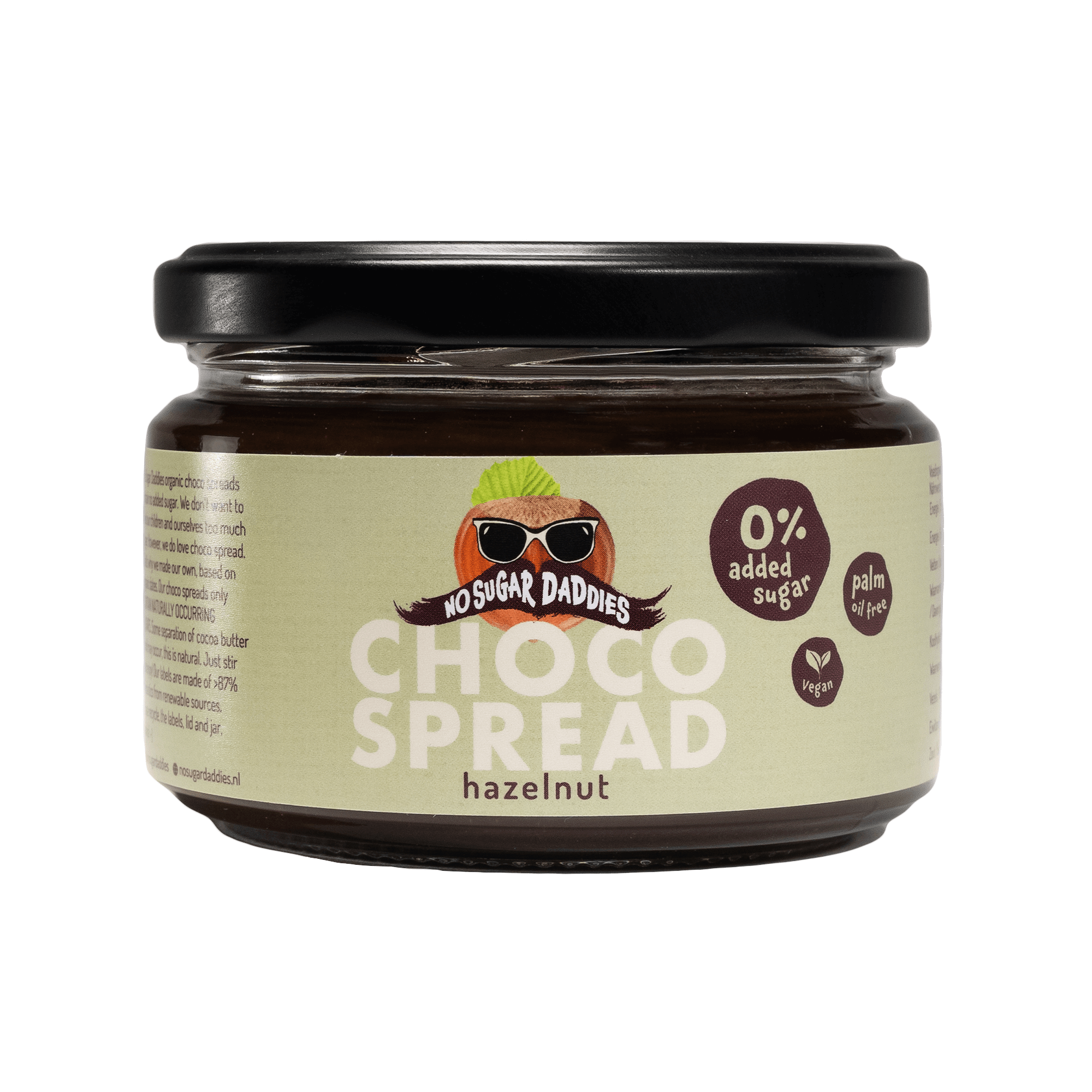 No Sugar Daddies Chocopasta hazelnoot bio 200g
