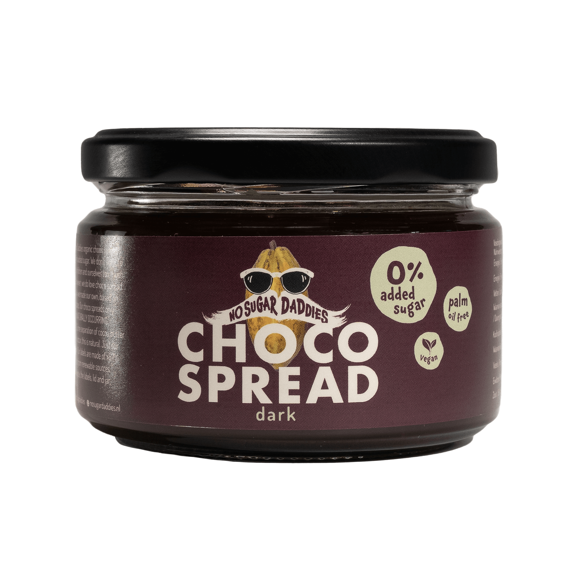 No Sugar Daddies Chocopasta puur bio 200g