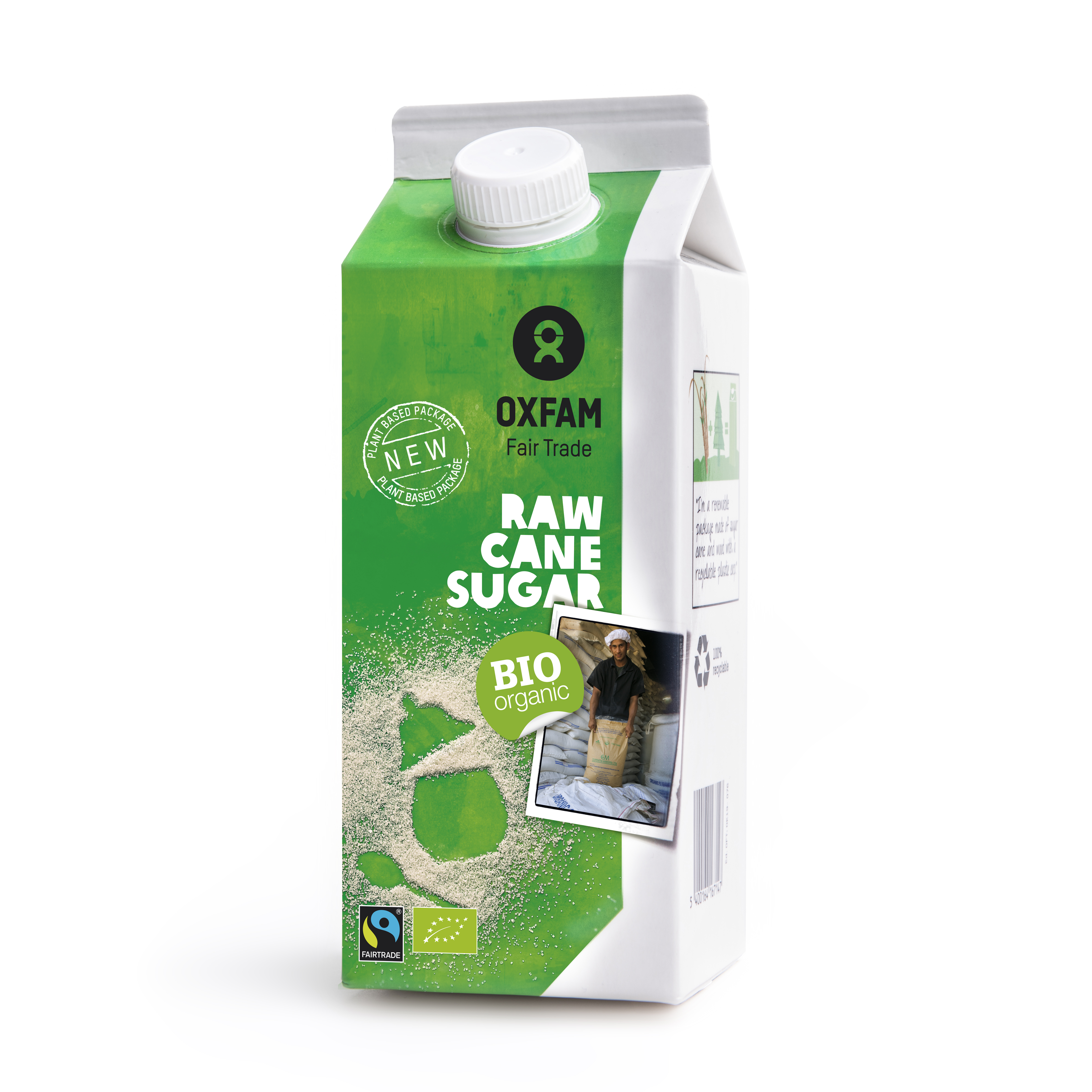 Oxfam Rietsuiker tetra bio 500g