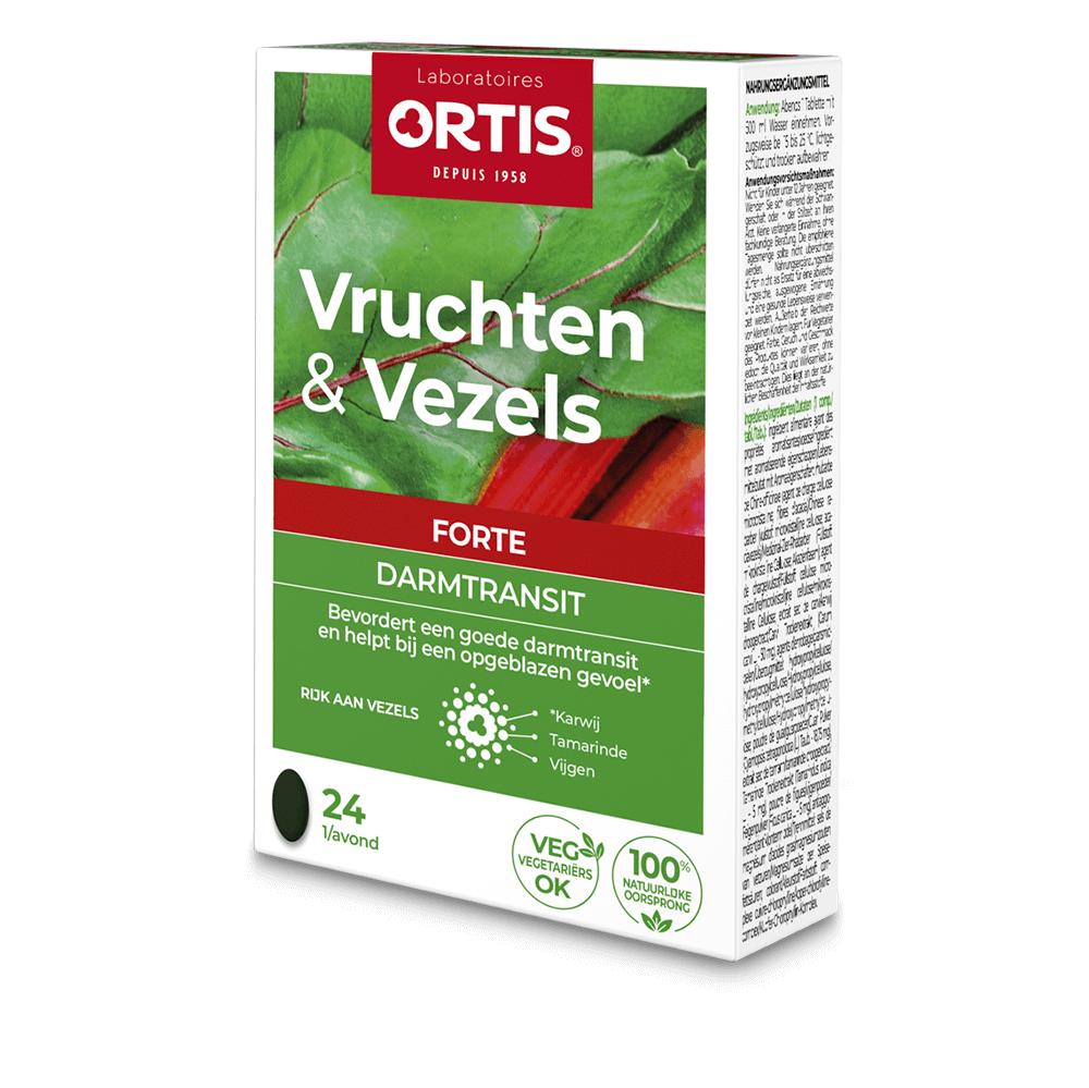 Ortis Vruchten en vezels forte 24tabletten