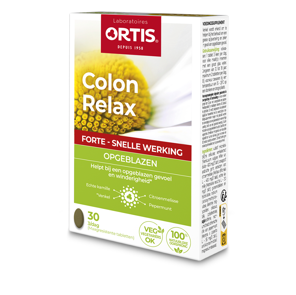 Ortis Colon relax forte 30tabletten