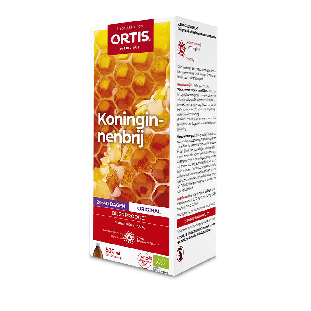 Ortis Koninginnebrij m. alcohol bio 500ml PL33/159
