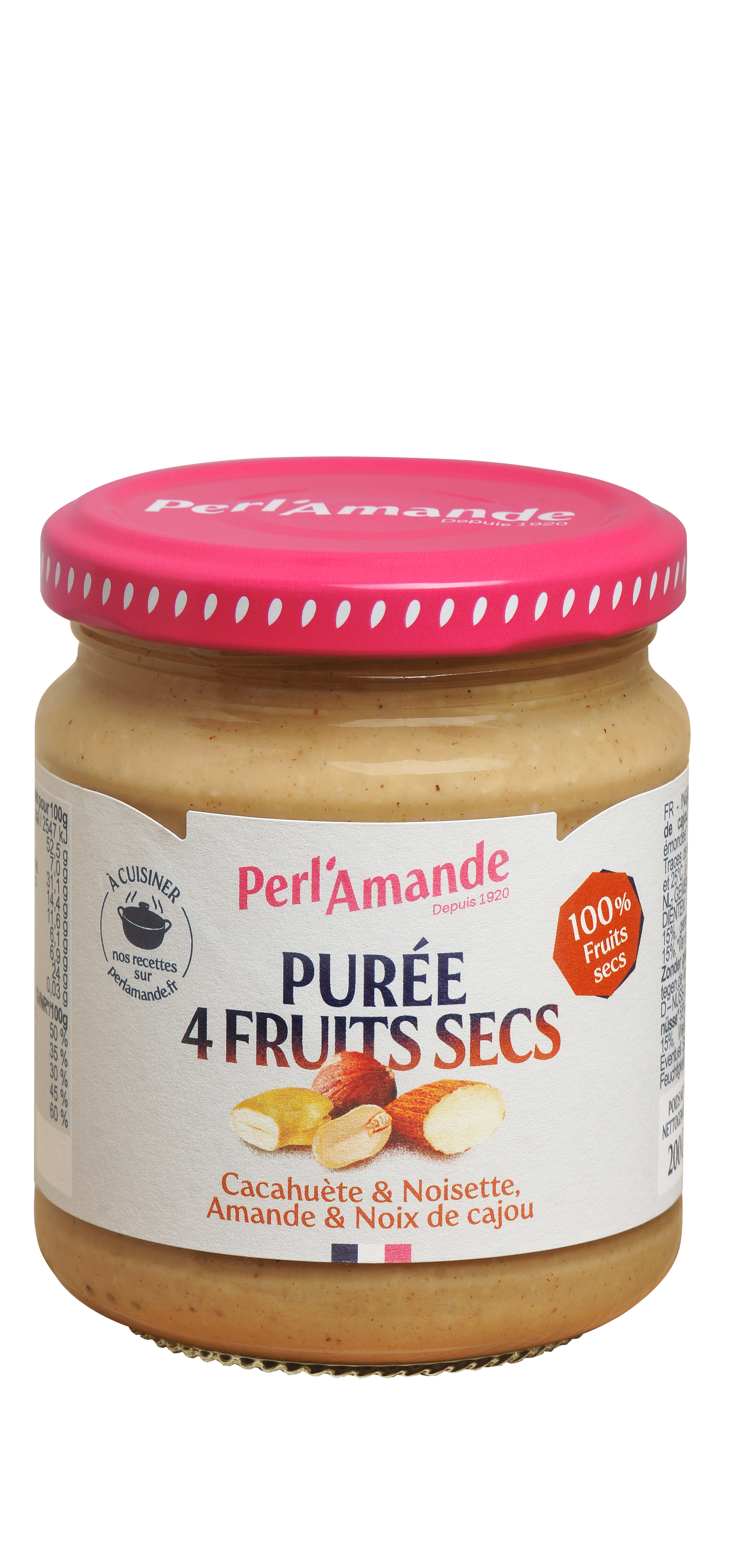 Perl'amande 4 Notenpasta bio & raw 200g