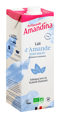 Perl'amande Amandelmelk natuur z.suiker bio 1l